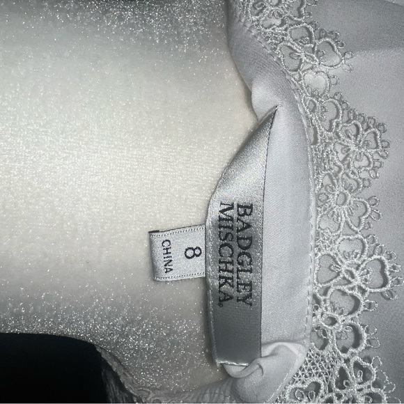 Badgley Mischka Elegant White Dress - Picture 11 of 12